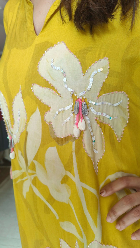 Lily Yellow Kurta Coord Set